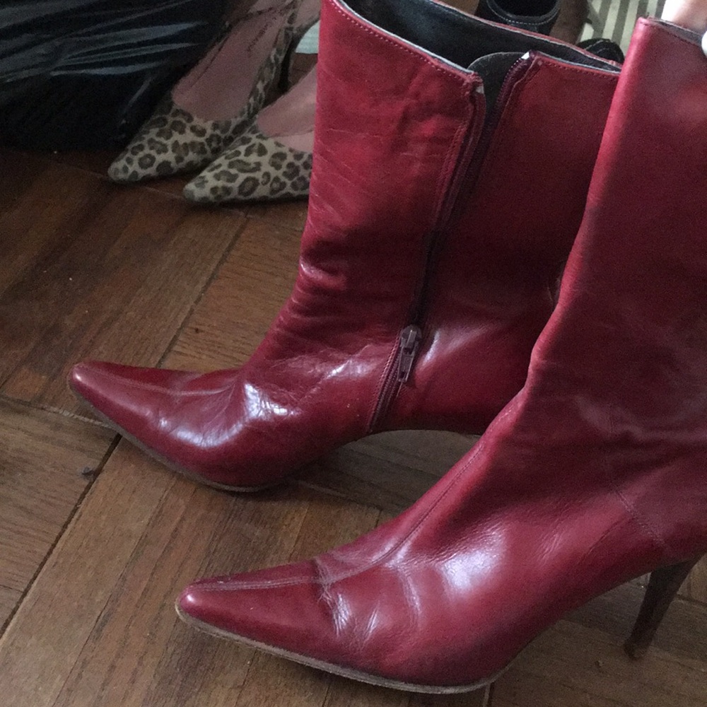 Red boots
